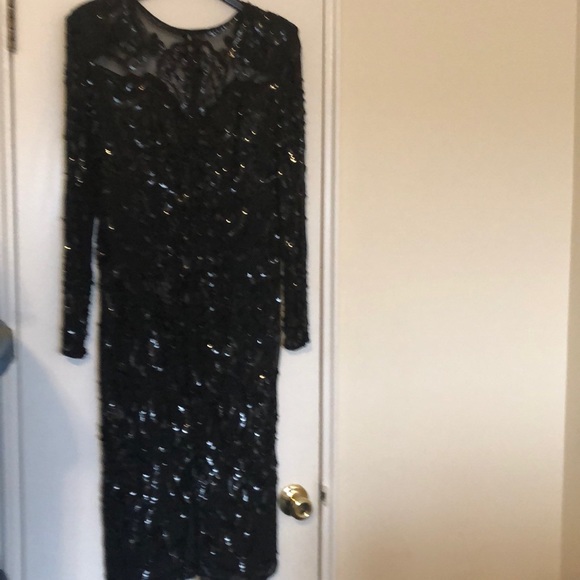 Black Sequin Dress - Picture 3 of 7